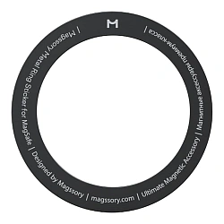 Пластина-кольцо для MagSafe Magssory  чёрный