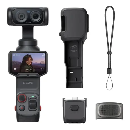 Экшн-камера Insta360 Luna Ultra Standard Bundle чёрный - 7