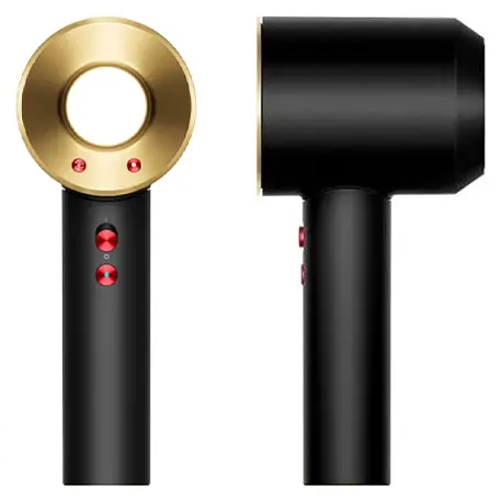 Фен Dyson Supersonic HD07 чёрный, золотой (футляр) - 4