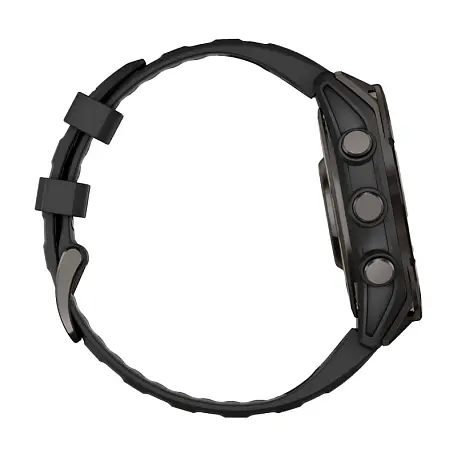 Умные часы Garmin Fenix 8 47 mm Amoled угольно-чёрный (пепельно-чёрный ремешок) - 4