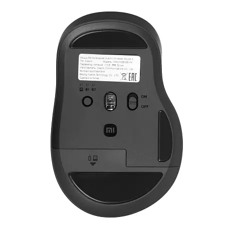 Мышь беспроводная Xiaomi Mi Mouse 3 Comfort чёрный - 5