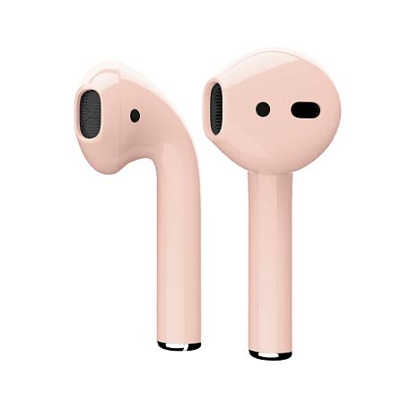 Беспроводные наушники Apple AirPods 2 с зарядным футляром пудровый - 2
