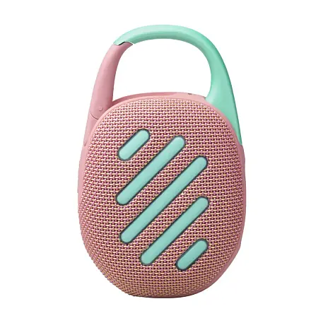 Портативная колонка JBL Clip 5 розовый - 2