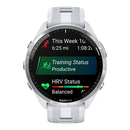 Умные часы Garmin Forerunner 965 белый (белый ремешок) - 2