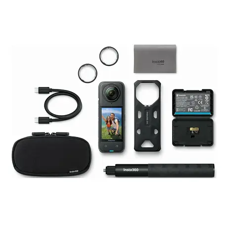 Экшн-камера Insta360 X4 чёрный (Adventure Bundle) - 2