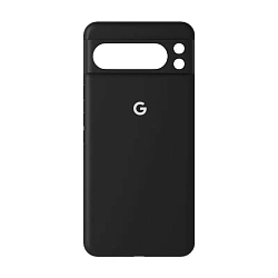 Клип-кейс (накладка) Silicone cover закрытый для Google Pixel 9 Pro силикон, чёрный