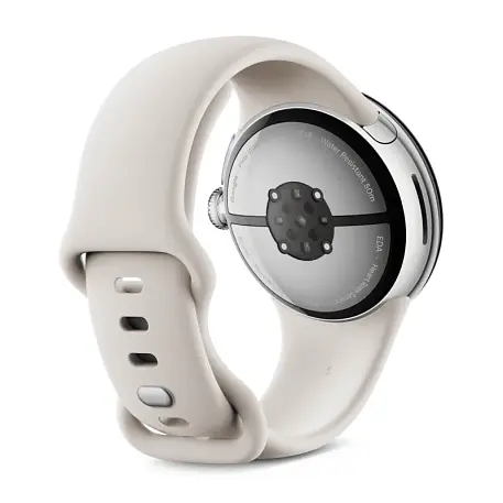 Умные часы Google Pixel Watch 3 41mm серебристый (белый ремешок) - 2
