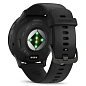 Умные часы Garmin Venu 3 чёрный (чёрный ремешок) - 4