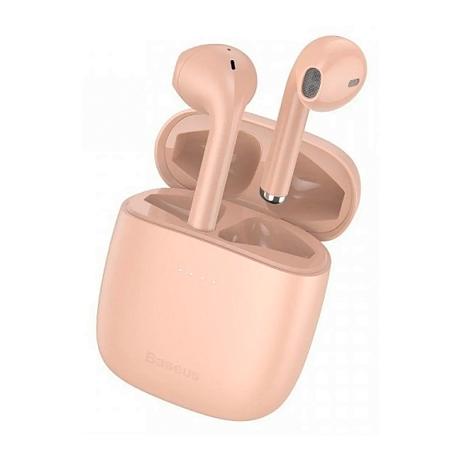 Беспроводные наушники Baseus Encok W04 Pro персиковый - 2