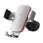 Автомобильный держатель Baseus Metal Age2 Gravity Car Mount (зажим) серебристый - 4