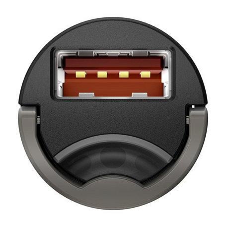 Автомобильное зарядное устройство Baseus Tiny Star Mini USB 30 Вт чёрный - 3