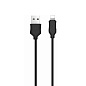 Сетевое зарядное устройство + кабель Lightning Hoco C22A 12 Вт, чёрный