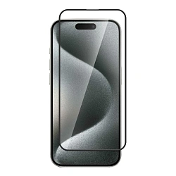 Защитное стекло Borasco Hybrid Glass 2D для Apple iPhone 15 / 16, без рамки