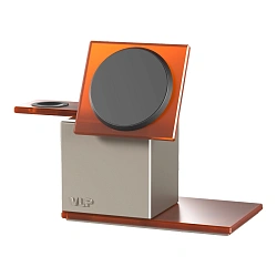 Беспроводное зарядное устройство VLP Neo Qi2.2 3 in 1 25 Вт янтарный серый