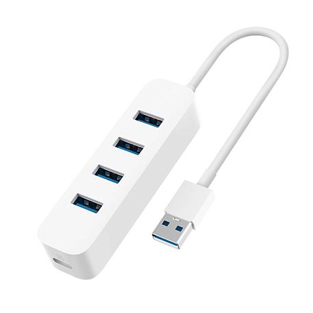 Адаптер-разветвитель для компьютера Xiaomi Splitter (5в1) белый - 3
