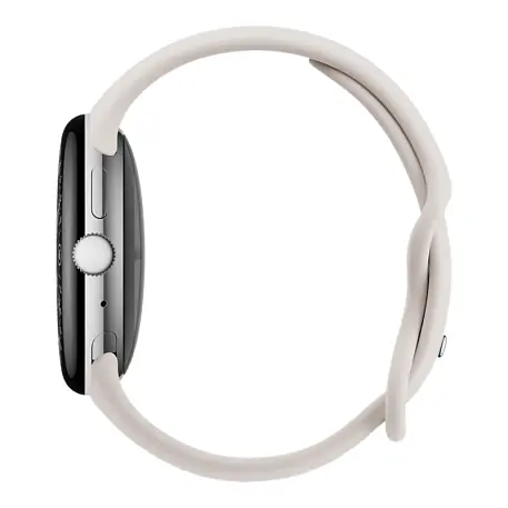 Умные часы Google Pixel Watch 4 45mm серебристый (бежевый ремешок) - 3