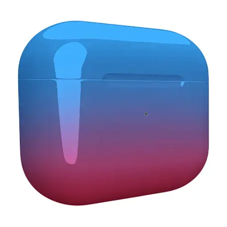 Беспроводные наушники Apple AirPods 3 градиент сине-фиолетовый (полная покраска) (5015,3017) - 3