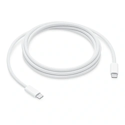 Дата-кабель Apple Woven Type-C to Type-C 2 м, белый
