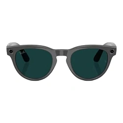 Умные очки Ray-Ban Headliner Gen 2 Shiny Asteroid Grey, Clear/Emerald Transitions, (50-23-150mm)