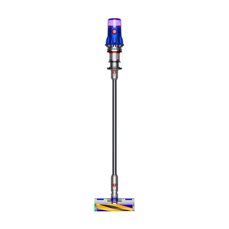 Беспроводной пылесос Dyson V12 Detect Slim Fluffy никель, синий (SV46) - 2