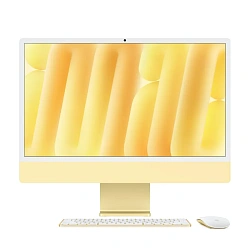 Моноблок Apple iMac 24" M4 (10-core GPU) 16 ГБ, 256 ГБ  (Z1EK0009W), жёлтый