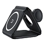 Беспроводное зарядное устройство WIWU Magnetic Wireless Charger 3in1 25 Вт - 1
