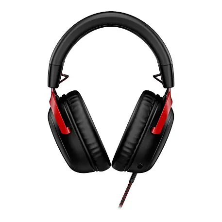 Проводные наушники HyperX Cloud III чёрный с красным - 3
