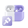 Покраска AirPods (цвет+принт) - 1