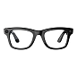 Умные очки Ray-Ban Wayfarer Shiny Black, Clear, (53-22-155mm) - 2