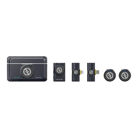 Микрофон петличный Hollyland Lark M2 Lavalier Combo чёрный - 6