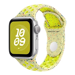 Ремешок Apple Nike Sport Band для Apple Watch 44 / 45 / 46 / 49mm фторэластомер Volt Splash (M/L)