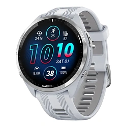 Умные часы Garmin Forerunner 965 белый (белый ремешок)