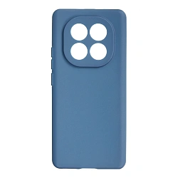 Клип-кейс (накладка) Silicone cover закрытый для Xiaomi Redmi Note 15 4G силикон, голубой