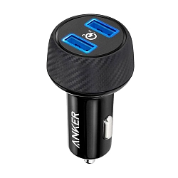 Автомобильное зарядное устройство Anker 5-Port USB PowerDrive 5 50 Вт (Уценка) чёрный