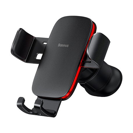 Автомобильный держатель Baseus Metal Age2 Gravity Car Mount (зажим) чёрный - 4