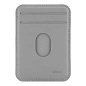 Кардхолдер uBear Split Geo (Find My) для Apple iPhone экокожа, серый