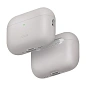Кобура UNIQ Lino для Apple AirPods Pro 3 поликарбонат, силикон, бежевый