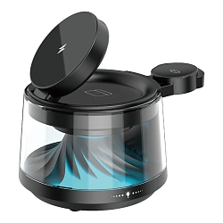 Беспроводное зарядное устройство WIWU Flow Wireless Charger 5 in1 15 Вт чёрный