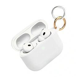 Кобура VLP Charm Case для Apple AirPods Pro 3 силикон, белый