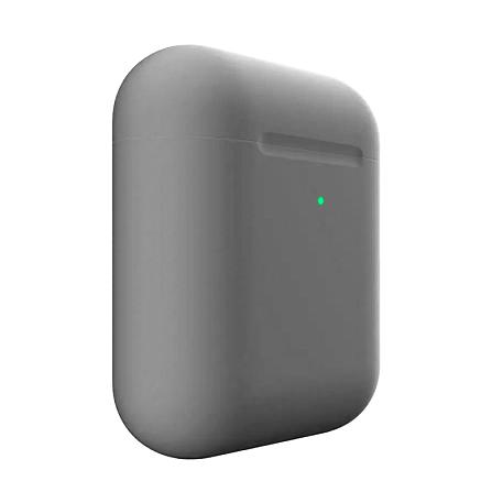 Беспроводные наушники Apple AirPods 2 с зарядным футляром серый матовый - 3