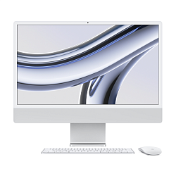 Моноблок Apple iMac 24" M3 (10-core GPU) 8 ГБ, 256 ГБ SSD (MQRJ3), серебристый