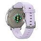 Умные часы Garmin Venu 4 41mm серебристый (сиренево-голубой ремешок) - 6